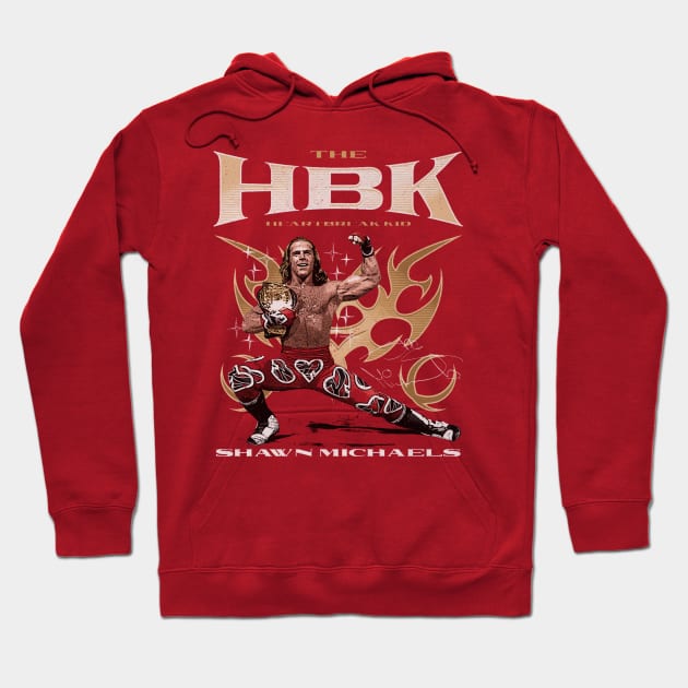 Shawn Michaels HBK Flex Hoodie by MunMun_Design